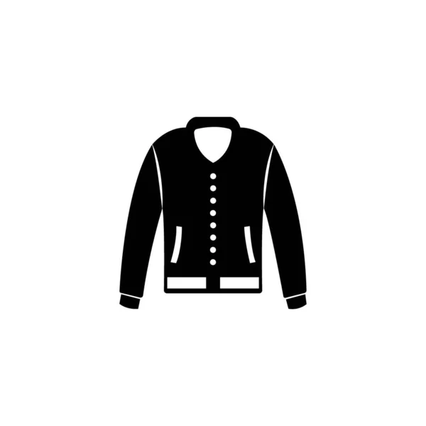 ジャケットアイコンロゴベクトルデザインテンプレート — ストックベクタ