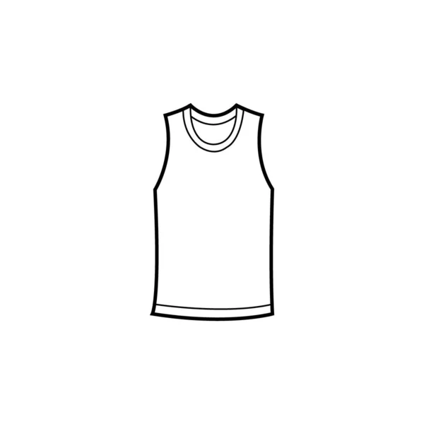 Singlet Icon Logo Vektor Design Vorlage — Stockvektor