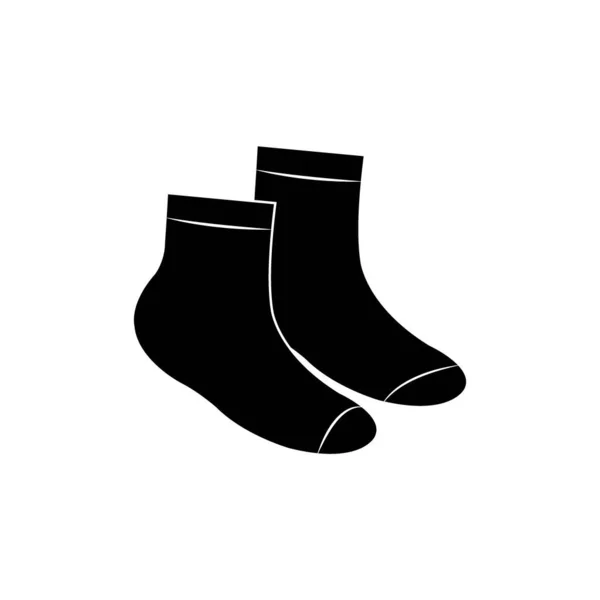 Εικονίδιο Κάλτσας Πρότυπο Σχεδίασης Διανύσματος — Διανυσματικό Αρχείο