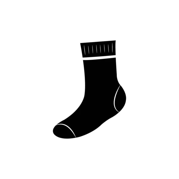 Templat Desain Vektor Logo Ikon Sock - Stok Vektor