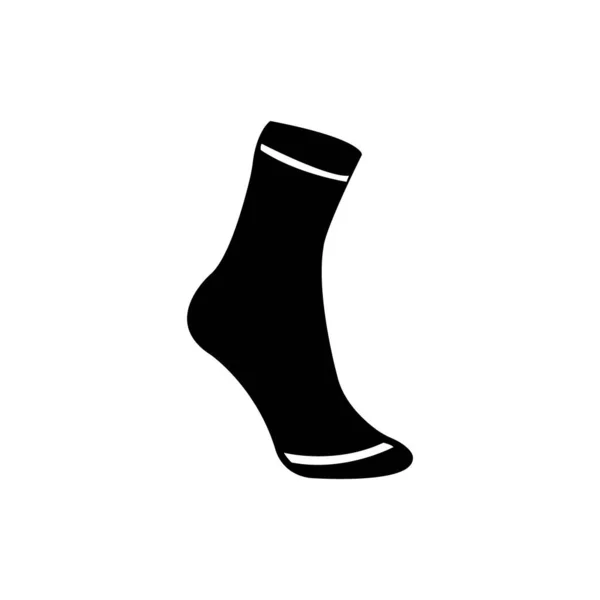 Çorap Simgesi Logo Vektör Tasarım Şablonu — Stok Vektör