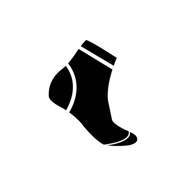 Modèle Conception Vectorielle Logo Icône Chaussette — Image vectorielle