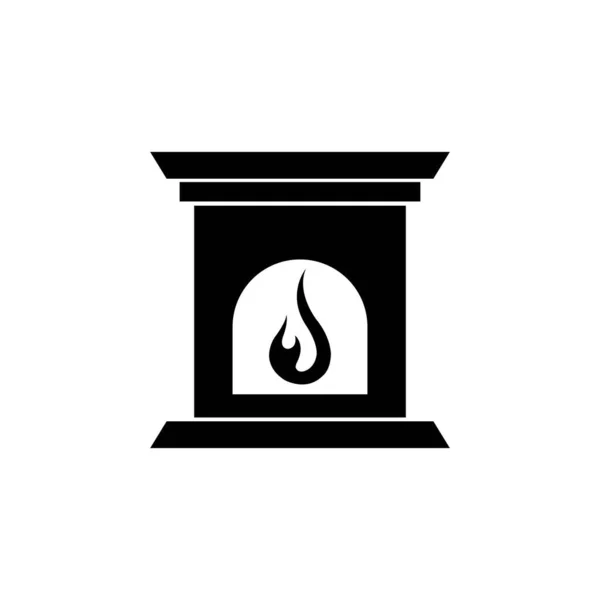 Modello Progettazione Vettoriale Logo Icona Forno Antincendio — Vettoriale Stock