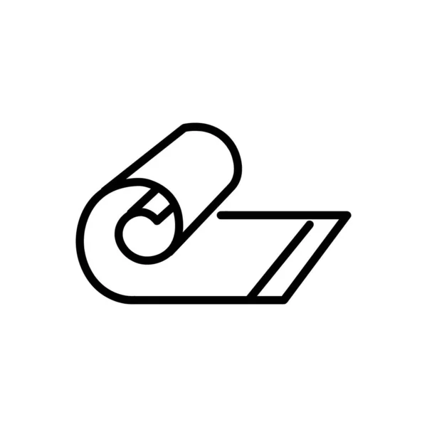 Teppich Symbol Logo Vektor Design Vorlage — Stockvektor