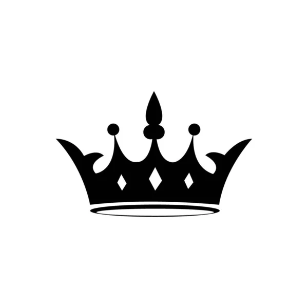 taç simgesi logo vektör tasarım şablonu