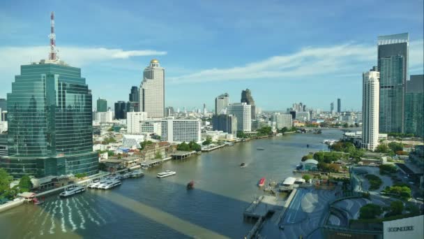 Tid Förflutit Bangkok Stad Thailand — Stockvideo