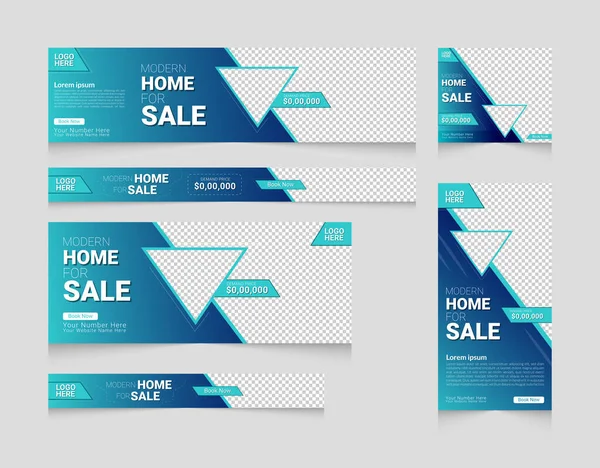 real estate Web Banner Ad Template Set