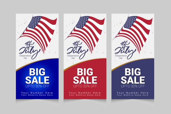 Fourth of july independence day of the usa Roll Up Banner