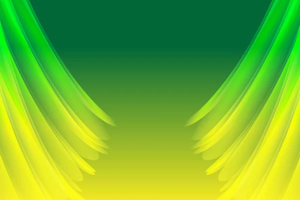 Green shades wavy background design