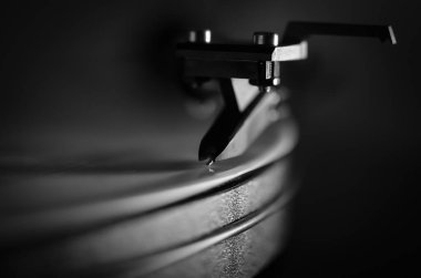 Turntable kartuş ve stil 1. Kenar 'ın başlangıcını oynatıyor