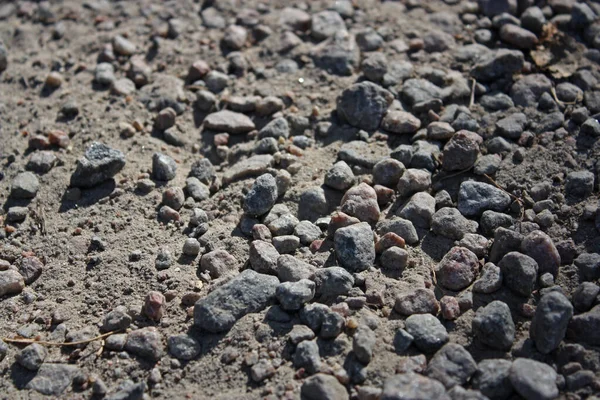 Big Grey Gravel Stones Small Stones — Stock Photo, Image