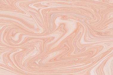 Pembe pastel sıvı mermer desen arka plan. Pembe girdaplar ve dalgalar. Akışkan sanat soyut şablonu. Duvar kağıtları, duvar kiremitleri, döşemeler, tebrik kartları, davetiyeler, posterler için.
