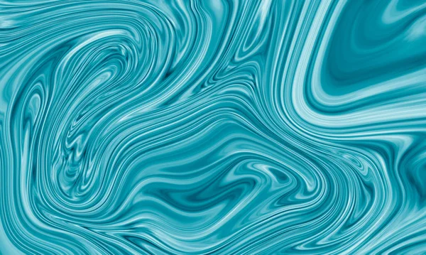 Texture Fluide Abstraite Toile Fond Couleur Bleu Clair Technique Marbrage — Photo