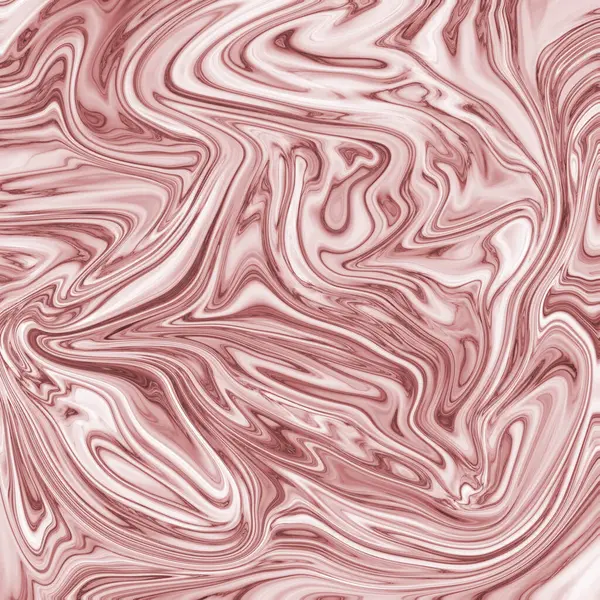 Fluid Art Różowy Biały Falisty Wzór Marmuru Płynne Tło Tekstury — Zdjęcie stockowe