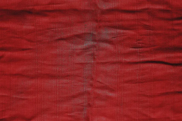 Červená Texturovaná Tkanina Pozadí Tapeta — Stock fotografie