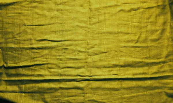 Golden Strukturiertes Lebendiges Tuch Mit Falten Abstrakter Hintergrund Tapete Attrappe — Stockfoto