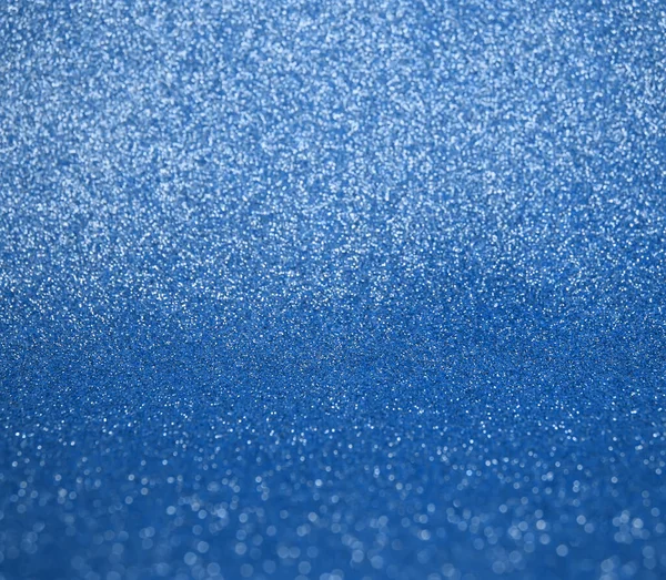 Bright Abstract Glitter Blue Background Bokeh Selective Focus Blurred Backdrop — Stock Photo, Image
