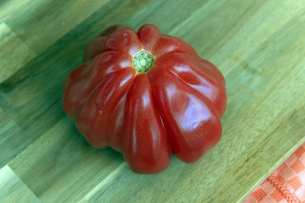 Frisches Gemüse Vegetarische Und Vegane Kost Große Tomaten Zum Füllen — Stockfoto