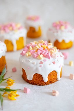 Paskalya pastası, Paskalya dekoru, Paskalya için dekor.