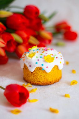 Paskalya pastası, Paskalya dekoru, Paskalya için dekor.