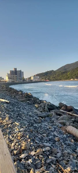 Vista Sulla Costa Del Mare — Foto Stock