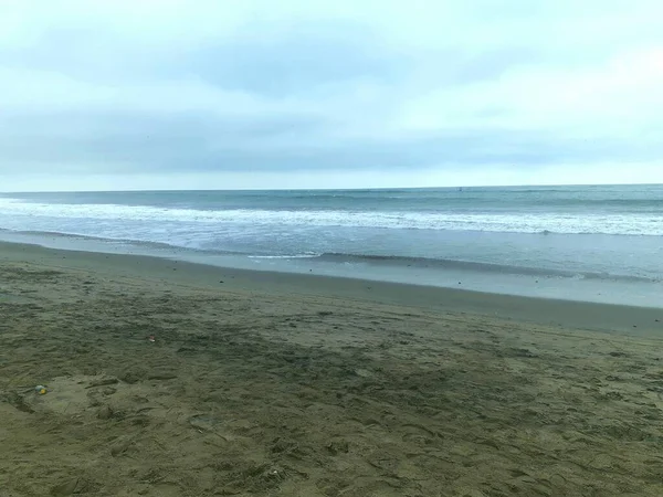 Playa General Villamil Nublado Fro — Zdjęcie stockowe