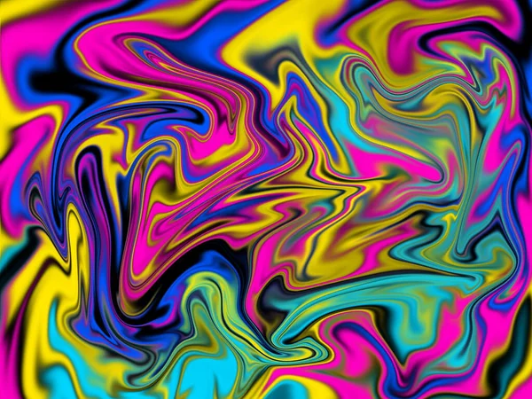 Liquid Background Illustration Umělecký Design Obalu Kreativní Tekutina Barvy Pozadí — Stock fotografie