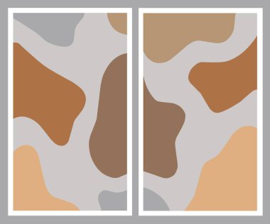 Modern soyut şekiller, estetik arka planlar. Pastel renkler, afişler, posterler, el ilanları, gönderiler veya sosyal medya kampanyaları için uygun minimalist soyut estetik arka plan tasarımı vs..