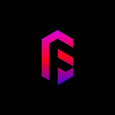 GF letter logo vector design