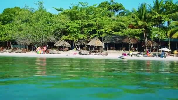 Beautiful Beach Vietnamese Island Phuquoc 아시아 국가들의 놀라운 — 비디오