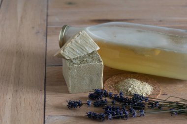 Ev yapımı çamaşır, Marsilya rendelenmiş sabun, DIY, kendin yap, sıfır atık, çevre dostu, lavanta ile yıkama ve temizleme için doğal ürün