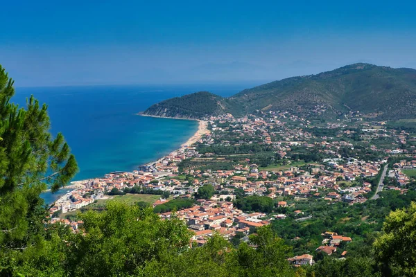 İtalya 'daki Cilento Sahili Castellabate' de.