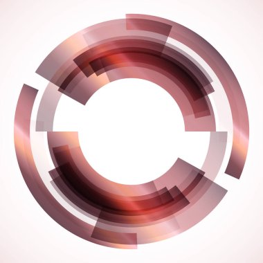 Dairelerden geometrik çerçeve, vektör soyut arkaplan, duvar kağıdı