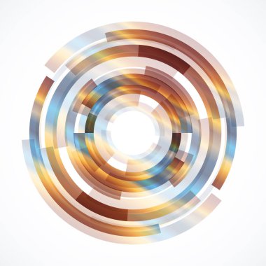 Dairelerden geometrik çerçeve, vektör soyut arkaplan, duvar kağıdı