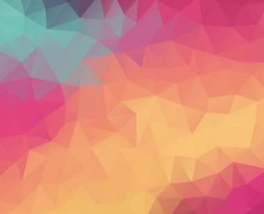 Çokgenlerden vektör arkaplanı, soyut arkaplan, duvar kağıdı