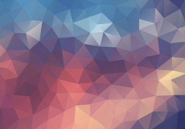 Çokgenlerden vektör arkaplanı, üçgenlerin soyut arkaplanı, duvar kağıdı