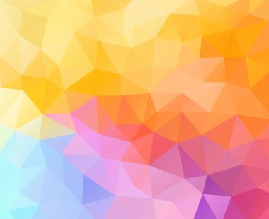 Çokgenlerden vektör arkaplanı, üçgenlerin soyut arkaplanı, duvar kağıdı