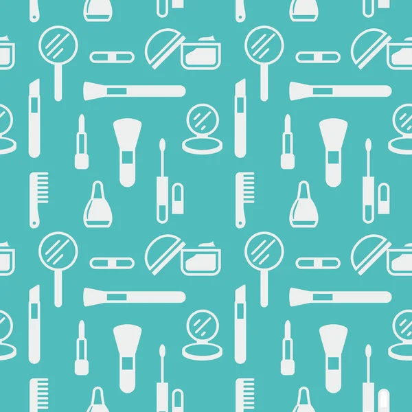 Kozmetik simgelerinin kusursuz dokusu, desen, soyut arkaplan, duvar kağıdı 