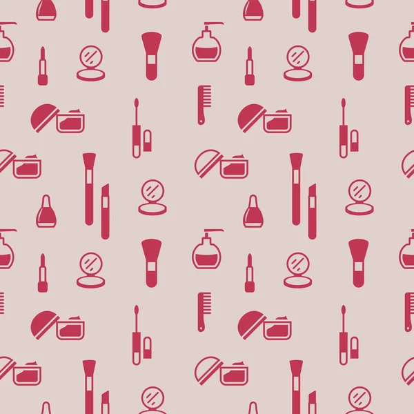 Kozmetik simgelerinin kusursuz dokusu, desen, soyut arkaplan, duvar kağıdı 