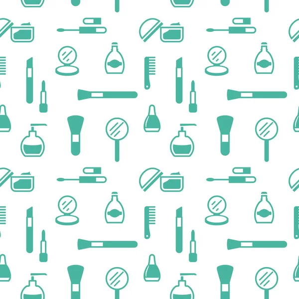 Kozmetik simgelerinin kusursuz dokusu, desen, soyut arkaplan, duvar kağıdı