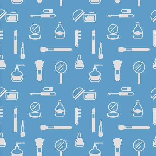 Kozmetik simgelerinin kusursuz dokusu, desen, soyut arkaplan, duvar kağıdı