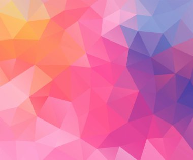 Çokgenlerden vektör arkaplanı, üçgenlerin soyut arkaplanı, duvar kağıdı