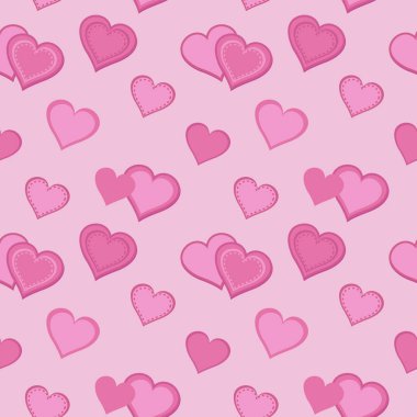 Kalplerin geometrik, pürüzsüz basit dokusu, soyut arkaplan, desen