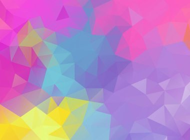 Çokgenlerden vektör arkaplanı, üçgenlerin soyut arkaplanı, duvar kağıdı