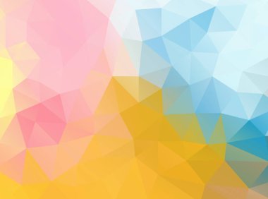 Çokgenlerden vektör arkaplanı, üçgenlerin soyut arkaplanı, duvar kağıdı