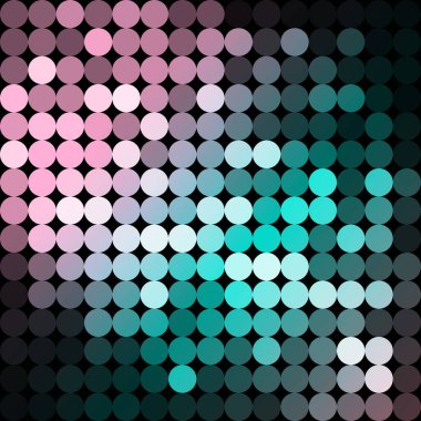 Dairelerden vektör arkaplanı, soyut arkaplan, duvar kağıdı