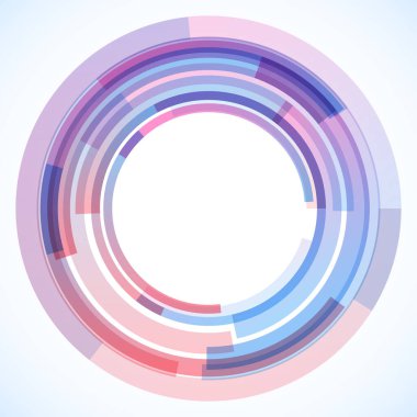 Dairelerden geometrik çerçeve, vektör soyut arkaplan, duvar kağıdı