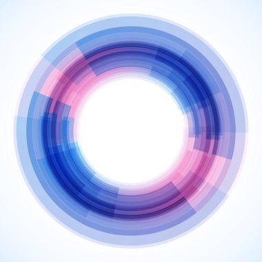 Dairelerden geometrik çerçeve, vektör soyut arkaplan, duvar kağıdı