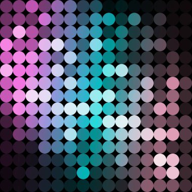 Dairelerden vektör arkaplanı, soyut arkaplan, duvar kağıdı 