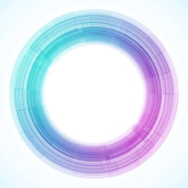 Dairelerden geometrik çerçeve, vektör soyut arkaplan, duvar kağıdı